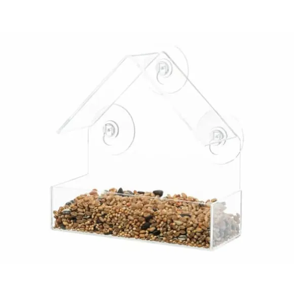 Fuglefoderautomat Trixie Gennemsigtig 225 ml 15 × 15 × 6 CM