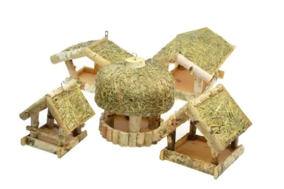 Fuglefoderhus i træ – fuglehus K105