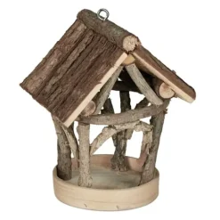 Fuglefoderstation, 17x13.5x22.5 cm, Brun