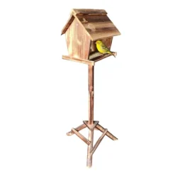 Fuglefrøautomat, 107x32x27 cm, Brun