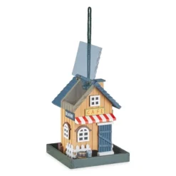 Fuglehus, 18x18x23,5 cm, Flerfarvet, Træ