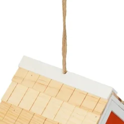 Fuglehus, 25x18,5x18,5 cm, Rød
