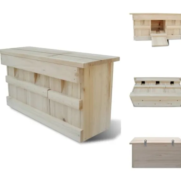 Fuglehuse - Living redekasse til spurve 44 x 15,5 x 21,5 cm