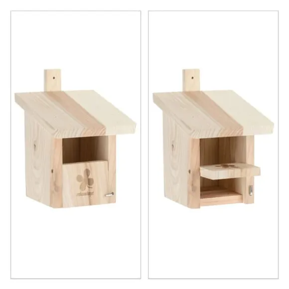 Fuglekasse, 25x17x21.5 cm, Natur