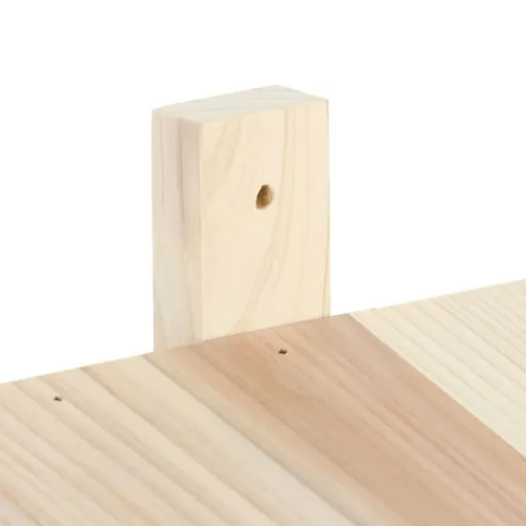 Fuglekasse, 25x17x21.5 cm, Natur