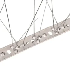 Fuglepigge sæt med 40 stk. - Effektiv fugleafskræmmer | Materiale: Rustfrit stål | Rækker: 5 | Længde: 20 m