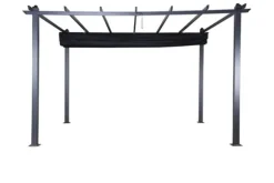 FURNLUX UDENDØRS PERGOLA LAZIO SORT 395CM