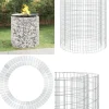 Gabion-bålkurv Ø 100 cm galvaniseret jern - Gabion-bålkurv - Gabion-bålkurve - Home & Living