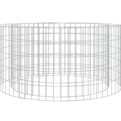 Gabion-bålkurv Ø 100 cm galvaniseret jern - Gabion-bålkurv - Gabion-bålkurve - Home & Living