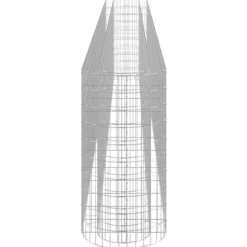 Gabion-højbed i galvaniseret jern - Stabil plantekurv | Størrelse: 540x50x100 cm