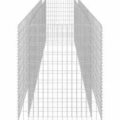 Gabion-højbed i galvaniseret stål - Stabilt og holdbart | Størrelse: 450x90x100 cm