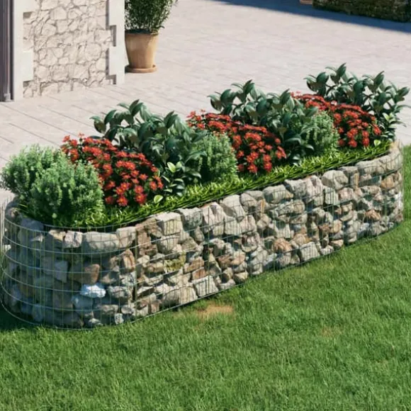 Gabion-højbed 300x100x50 cm galvaniseret jern - Gabion-havebed - Gabion-havebede - Home & Living