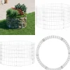 Gabionsøjle Ø100x50 cm galvaniseret stål rund - Gabionsøjle - Gabionsøjler - Home & Living