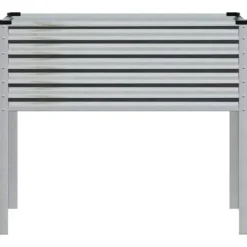 Galvaniseret plantekasse til haven - Vejrbestandig stål | Størrelse: 100x45x90 cm