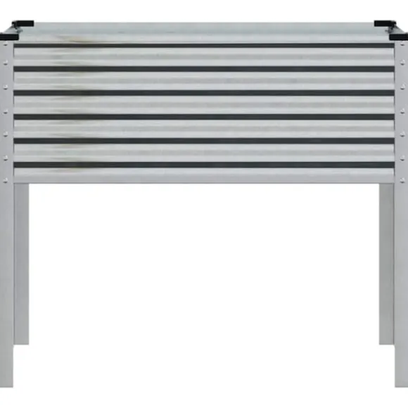Galvaniseret plantekasse til haven - Vejrbestandig stål | Størrelse: 100x45x90 cm