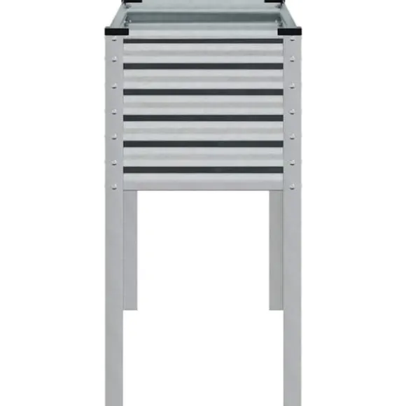 Galvaniseret plantekasse til haven - Vejrbestandig stål | Størrelse: 100x45x90 cm