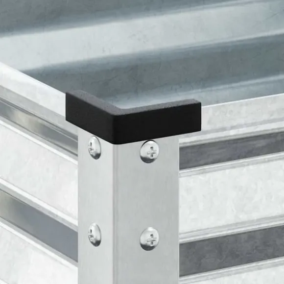 Galvaniseret plantekasse til haven - Vejrbestandig stål | Størrelse: 100x45x90 cm