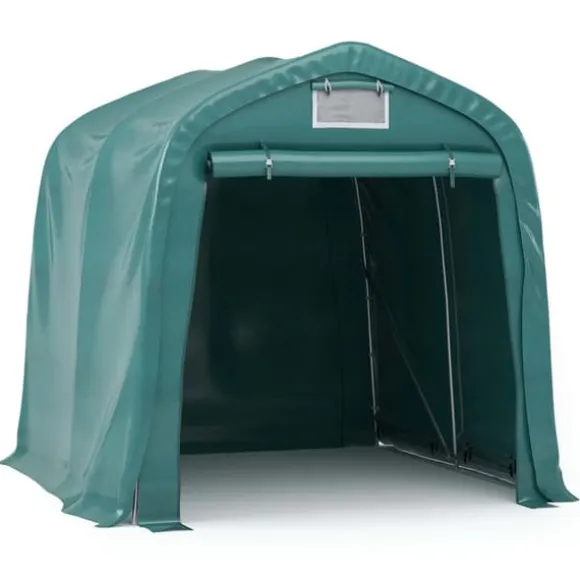 Garagetelt til opbevaring - PVC 100% | Størrelse: 1,6x2,4 m | Farve: Grøn