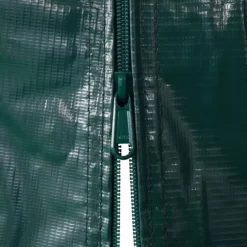 Garagetält i PVC - Vattentålig förvaring för fordon | Storlek: 2,4x2,4 m | Färg: Grön