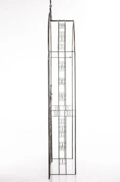 Garden Arch med Gate - Rose Arch - Iron Construction, Langs varig robust
