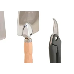 Garden tool kit Home ESPRIT Black Green Silver Natural Polyester Aluminium 7 Pieces