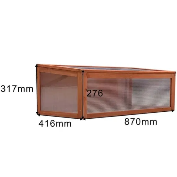 Gardiun Drivhus Wooden I Brun 41 x 90 x 32 cm