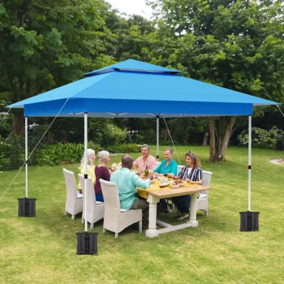 Gazebo, Vandtæt, Nem Opsætning,Blå