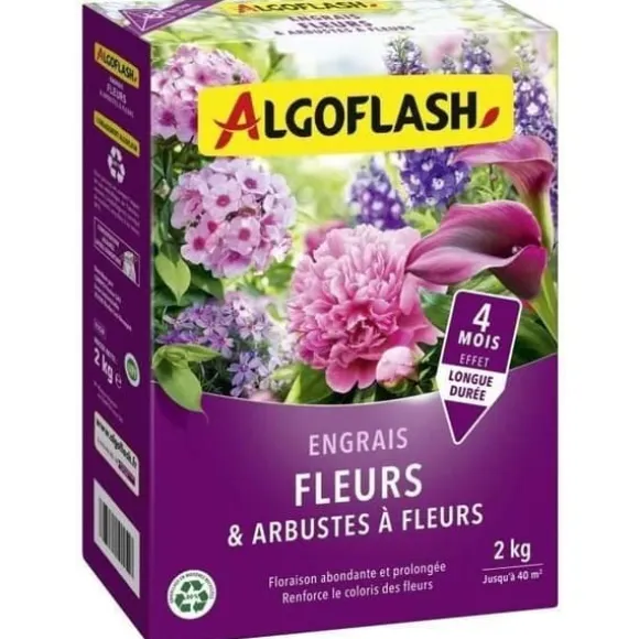 Gødning til blomster og blomstrende buske - ALGOFLASH NATURASOL - 2 kg