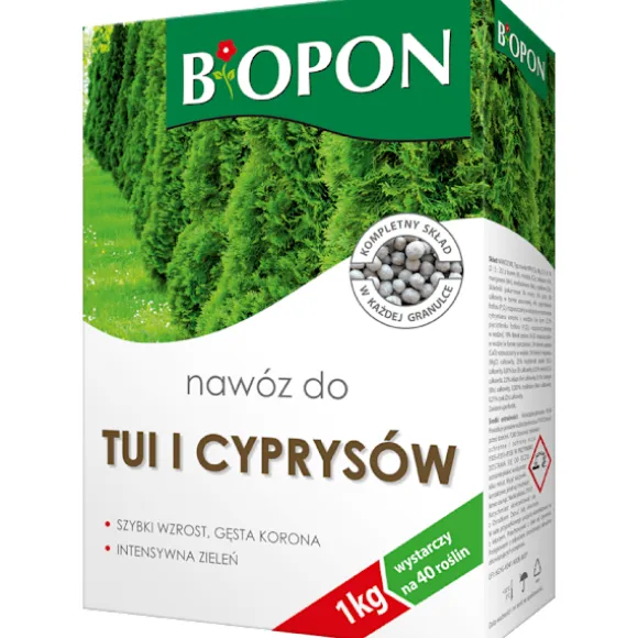 gødning til thuja og cypern, granulat, 1 kg