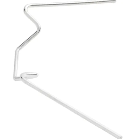 Glasclips/flueben til drivhus - 50 stk. galvaniseret stål | Type: W | Størrelse: -