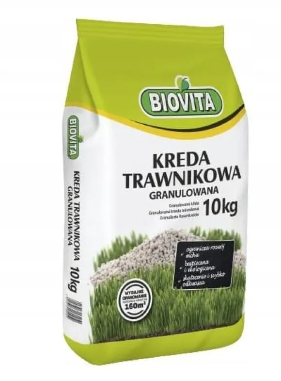 Granuleret kridtgødning til græsplæne 10 kg