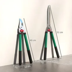 Grenklippersæt, 2 dele: 40 cm non-stick grenklipper og 51 cm hækksaks til hække og grene