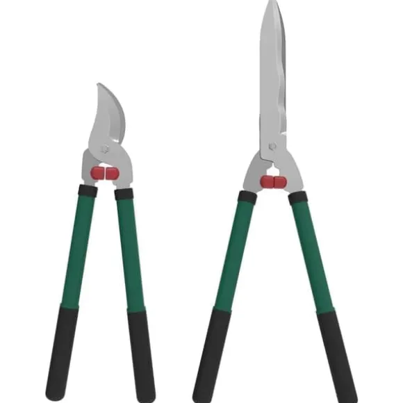 Grenklippersæt, 2 dele: 40 cm non-stick grenklipper og 51 cm hækksaks til hække og grene