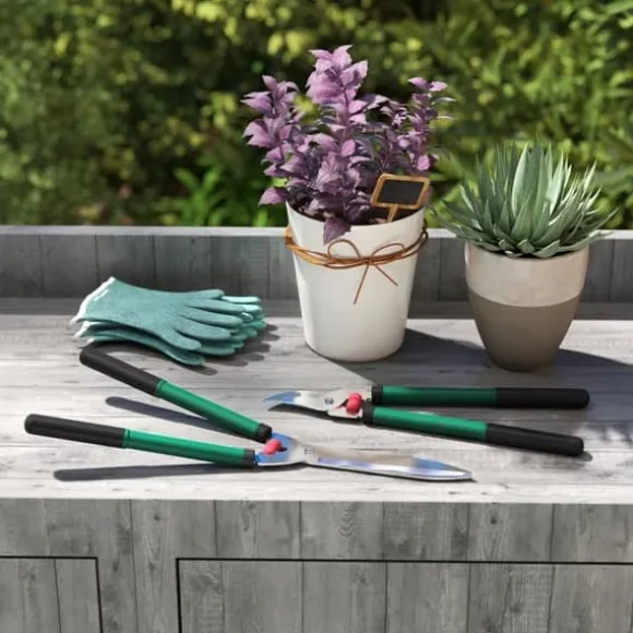 Grenklippersæt, 2 dele: 40 cm non-stick grenklipper og 51 cm hækksaks til hække og grene