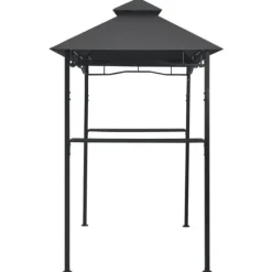 Grillpavillon 240x150x255 cm stål antracitgrå - Grillpavillon - Grillpavilloner - Home & Living