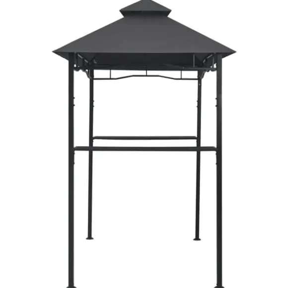Grillpavillon 240x150x255 cm stål antracitgrå - Grillpavillon - Grillpavilloner - Home & Living