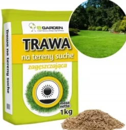 Græs 1 kg til tørre områder Meget tørkeresistente græsfrø 40 m²