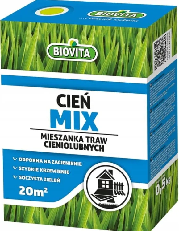 Græsblanding Cieńmix 0,5 kg Græsplæne til skyggefulde steder, skyggebestandig