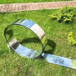 Græskant, Græskanter, Græsplæne kant, Bedkant, Plænekant, Havekant, Rabatkant metal alu/zink 20 cm x 10 meter, Længde gs:10 m, Bred:20 cm