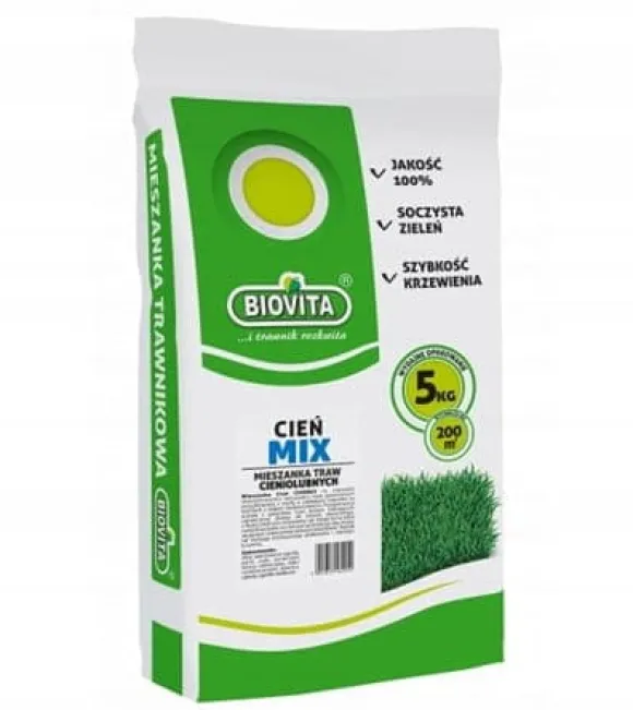 Græsplæneblanding Cieńmix 5 kg Til mørklagte græsplæner