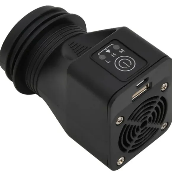 Grydekomfur m. USB-ventilator 35,5x26x28 cm rustfrit stål sølv - Grydekomfur - Grydekomfurer - Home & Living