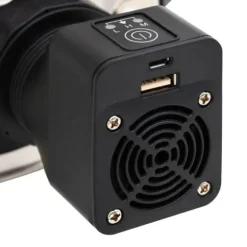 Grydekomfur m. USB-ventilator 35,5x26x28 cm rustfrit stål sølv - Grydekomfur - Grydekomfurer - Home & Living
