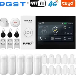 GSM Alarm System, Smart App Kontrol, Trådløs Forbindelse,EU stik, F-4G