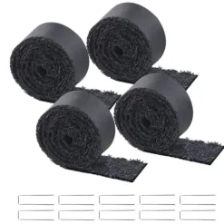 Gummi Mulch Rulle, Landskabspleje 4 ruller, 120 x 4,5-tommers Gummi Mulch Mat