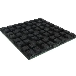 Gummiflise 45mm - 50x50 cm - Grøn
