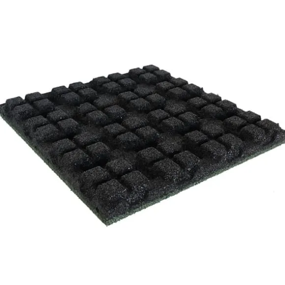 Gummifliser 55 mm - 1 m2 (4 fliser à 50 x 50 cm) - Grøn