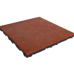 Gummifliser 55 mm - 1 m2 (4 fliser à 50 x 50 cm) - Rød
