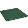 Gummifliser 20 mm - 1 m2 (4 fliser à 50 x 50 cm) - Grøn