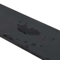 Gummikant til sneplov - Effektiv snerydning og overfladebeskyttelse | Størrelse: 120x10x1 cm | Farve: Sort