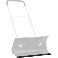 Gummikant til sneplov - Effektiv snerydning og overfladebeskyttelse | Størrelse: 120x10x1 cm | Farve: Sort